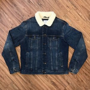 Goodfellow & Co Denim Sherpa Jacket